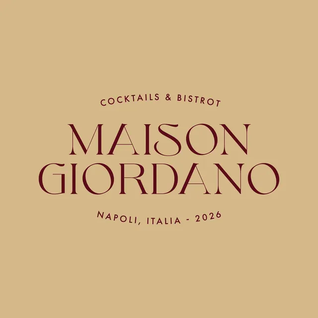 Lavoro di ri.creativo per Maison Giordano, Cocktails & bistrot · Napoli